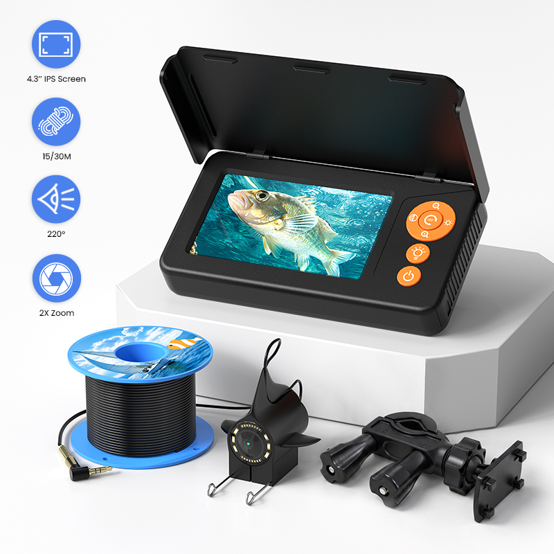 Fish Finder Cable - Underwater Fishing Camera 4.3’’ Screen Portable
