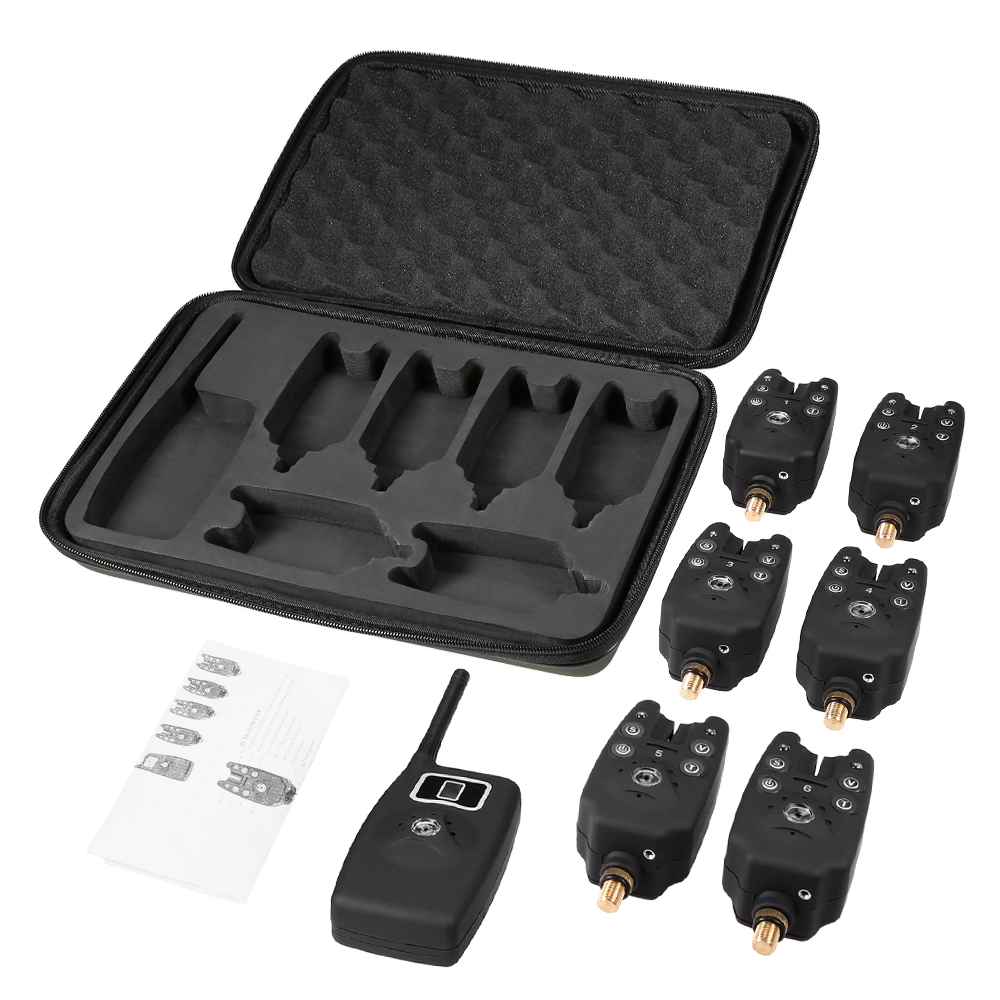 Bite Alarm - Lixada Wireless Fishing Bite Alarms Set