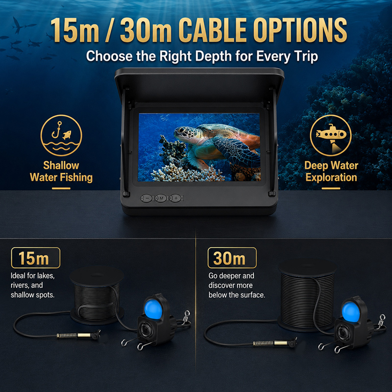 Fish Finder Underwater Camera  - Fishing Depth Finder review and price