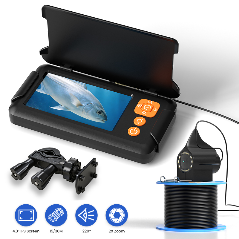Fishing Camera 4.3’’ Screen 15 - Fishing Depth Finder review and price